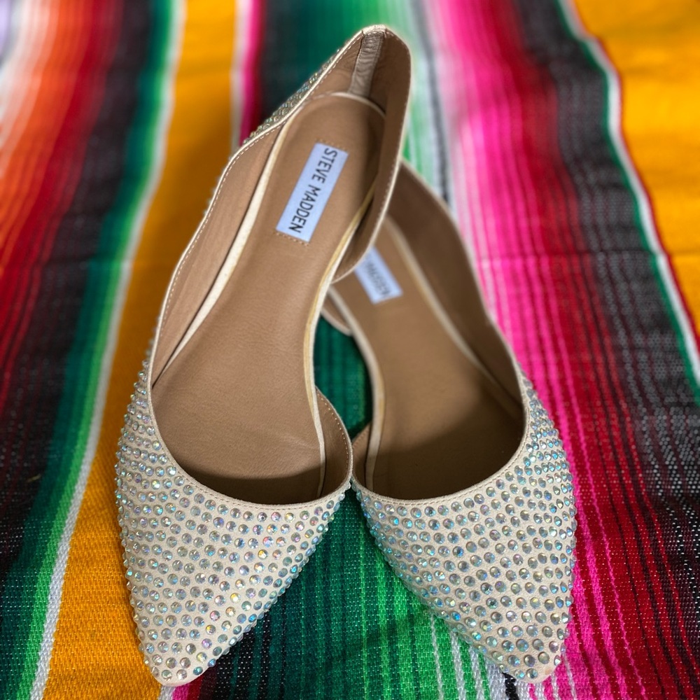 Steve Madden Evelina Rhinestone Flats